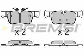 BREMS BP3633 - PASTIGLIE FRENO - BRAKE PADS