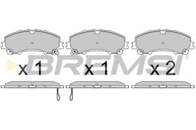 BREMS BP3638 - PASTIGLIE FRENO - BRAKE PADS