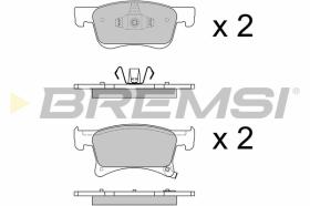 BREMS BP3644 - PASTIGLIE FRENO - BRAKE PADS