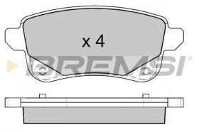 BREMS BP3645 - PASTIGLIE FRENO - BRAKE PADS