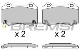 BREMS BP3649 - PASTIGLIE FRENO - BRAKE PADS