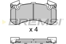 BREMS BP3654 - PASTIGLIE FRENO - BRAKE PADS