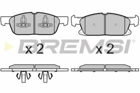 BREMS BP3666 - PASTIGLIE FRENO - BRAKE PADS