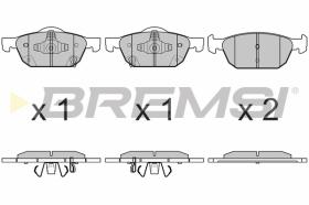 BREMS BP3674 - PASTIGLIE FRENO - BRAKE PADS