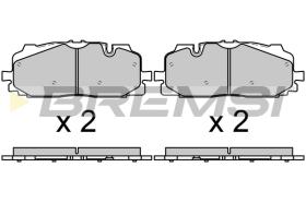 BREMS BP3687 - PASTIGLIE FRENO - BRAKE PADS