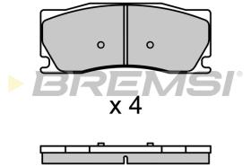 BREMS BP3698 - PASTIGLIE FRENO - BRAKE PADS