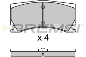 BREMS BP3699 - PASTIGLIE FRENO - BRAKE PADS