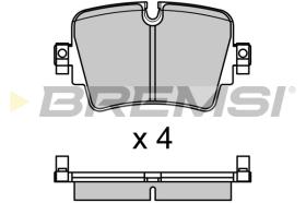 BREMS BP3701 - PASTIGLIE FRENO - BRAKE PADS