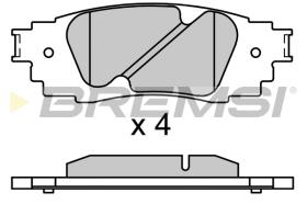 BREMS BP3705 - PASTIGLIE FRENO - BRAKE PADS