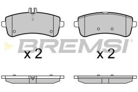 BREMS BP3709 - PASTIGLIE FRENO - BRAKE PADS