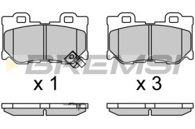 BREMS BP3711 - PASTIGLIE FRENO - BRAKE PADS