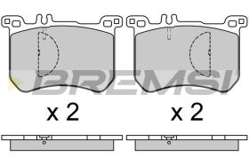 BREMS BP3714 - PASTIGLIE FRENO - BRAKE PADS