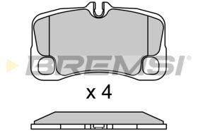 BREMS BP3727 - PASTIGLIE FRENO - BRAKE PADS