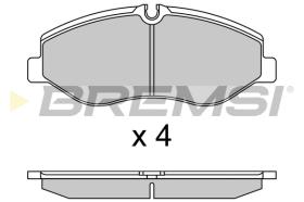 BREMS BP3733 - PASTIGLIE FRENO - BRAKE PADS