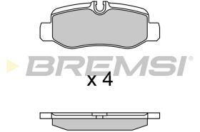 BREMS BP3734 - PASTIGLIE FRENO - BRAKE PADS