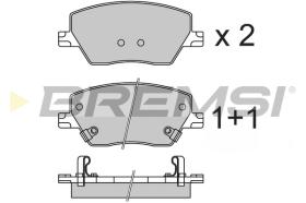 BREMS BP3735 - PASTIGLIE FRENO - BRAKE PADS