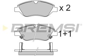 BREMS BP3736 - PASTIGLIE FRENO - BRAKE PADS