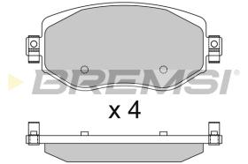 BREMS BP3737 - PASTIGLIE FRENO - BRAKE PADS