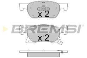 BREMS BP3739 - PASTIGLIE FRENO - BRAKE PADS