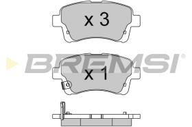 BREMS BP3740 - PASTIGLIE FRENO - BRAKE PADS