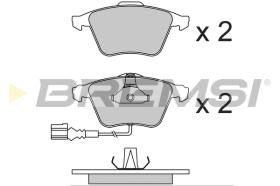 BREMS BP3741 - PASTIGLIE FRENO - BRAKE PADS