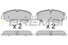 BREMS BP3744 - PASTIGLIE FRENO - BRAKE PADS