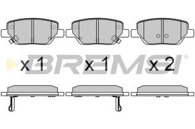 BREMS BP3748 - PASTIGLIE FRENO - BRAKE PADS