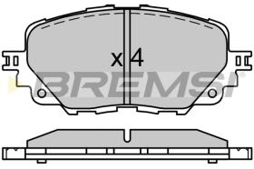 BREMS BP3750 - PASTIGLIE FRENO - BRAKE PADS