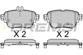 BREMS BP3758 - PASTIGLIE FRENO - BRAKE PADS