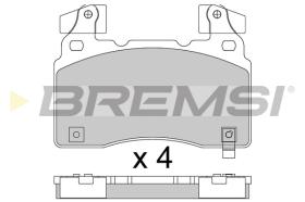 BREMS BP3760 - PASTIGLIE FRENO - BRAKE PADS