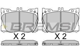 BREMS BP3762 - PASTIGLIE FRENO - BRAKE PADS