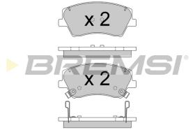 BREMS BP3766 - PASTIGLIE FRENO - BRAKE PADS