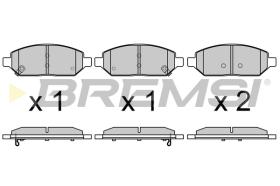 BREMS BP3767 - PASTIGLIE FRENO - BRAKE PADS