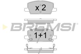 BREMS BP3772 - PASTIGLIE FRENO - BRAKE PADS