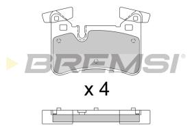 BREMS BP3773 - PASTIGLIE FRENO - BRAKE PADS