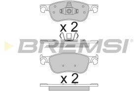 BREMS BP3791 - PASTIGLIE FRENO - BRAKE PADS