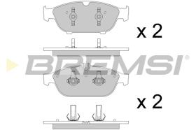 BREMS BP3795 - PASTIGLIE FRENO - BRAKE PADS