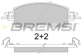 BREMS BP3797 - PASTIGLIE FRENO - BRAKE PADS