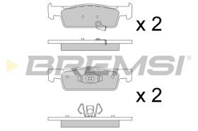 BREMS BP3798 - PASTIGLIE FRENO - BRAKE PADS