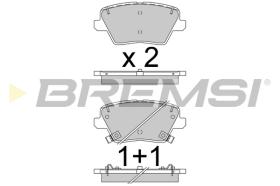 BREMS BP3799 - PASTIGLIE FRENO - BRAKE PADS