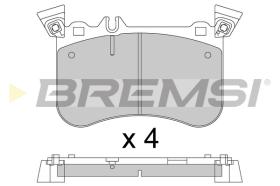 BREMS BP3802 - PASTIGLIE FRENO - BRAKE PADS