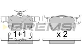 BREMS BP3806 - PASTIGLIE FRENO - BRAKE PADS