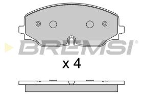 BREMS BP3809 - PASTIGLIE FRENO - BRAKE PADS