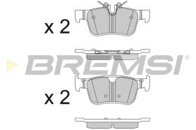 BREMS BP3819 - PASTIGLIE FRENO - BRAKE PADS