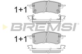 BREMS BP3823 - PASTIGLIE FRENO - BRAKE PADS