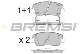 BREMS BP3824 - PASTIGLIE FRENO - BRAKE PADS