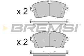 BREMS BP3825 - PASTIGLIE FRENO - BRAKE PADS