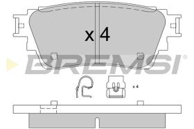 BREMS BP3826 - PASTIGLIE FRENO - BRAKE PADS