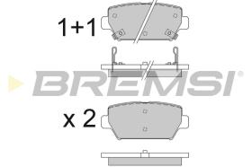 BREMS BP3827 - PASTIGLIE FRENO - BRAKE PADS