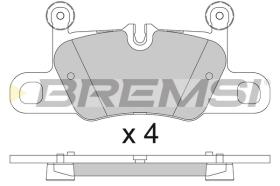 BREMS BP3832 - PASTIGLIE FRENO - BRAKE PADS